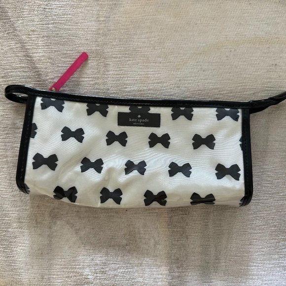 Kate Spade Bow Makeup Bag - Picture 1 of 4